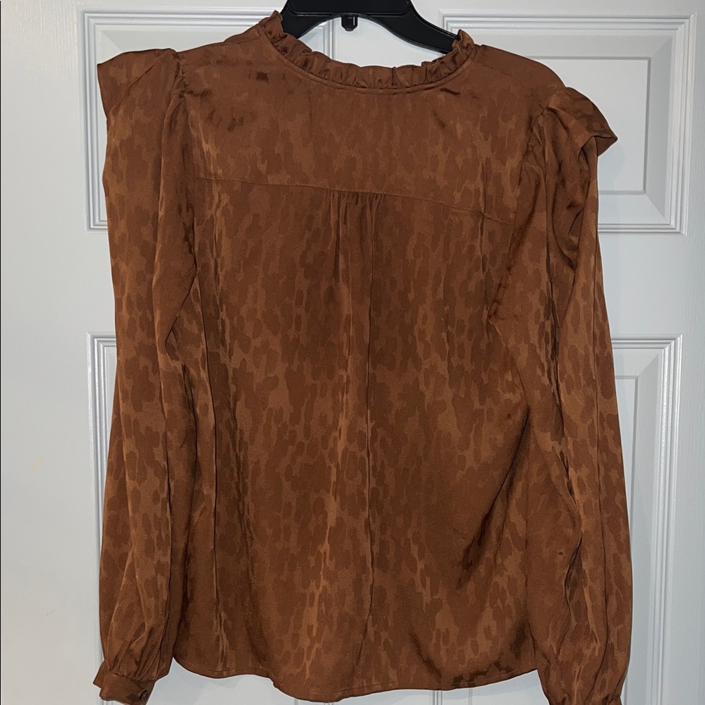 Current Air Rust Patterned Blouse - image 3